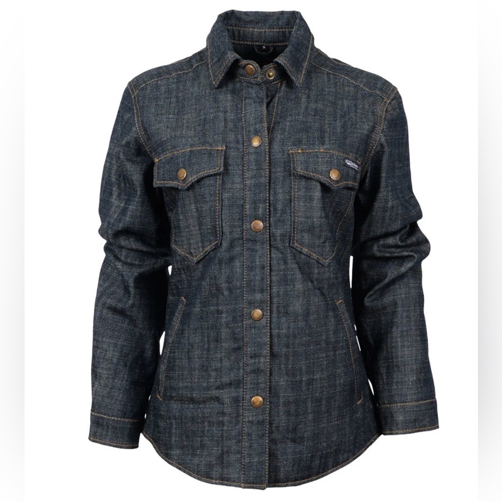 STS Ranchwear Dark Blue Jean Waylon Shirt Jacket NWT XL